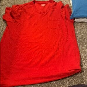 Express Vibrant Red Short Sleeve Tee